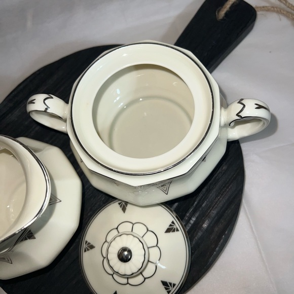 Vintage Community China Deauville Creamer & Sugar Bowl Set/1930s/RARE FIND - Picture 4 of 7